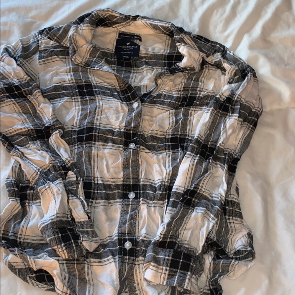 American eagle boyfriend fit flannel